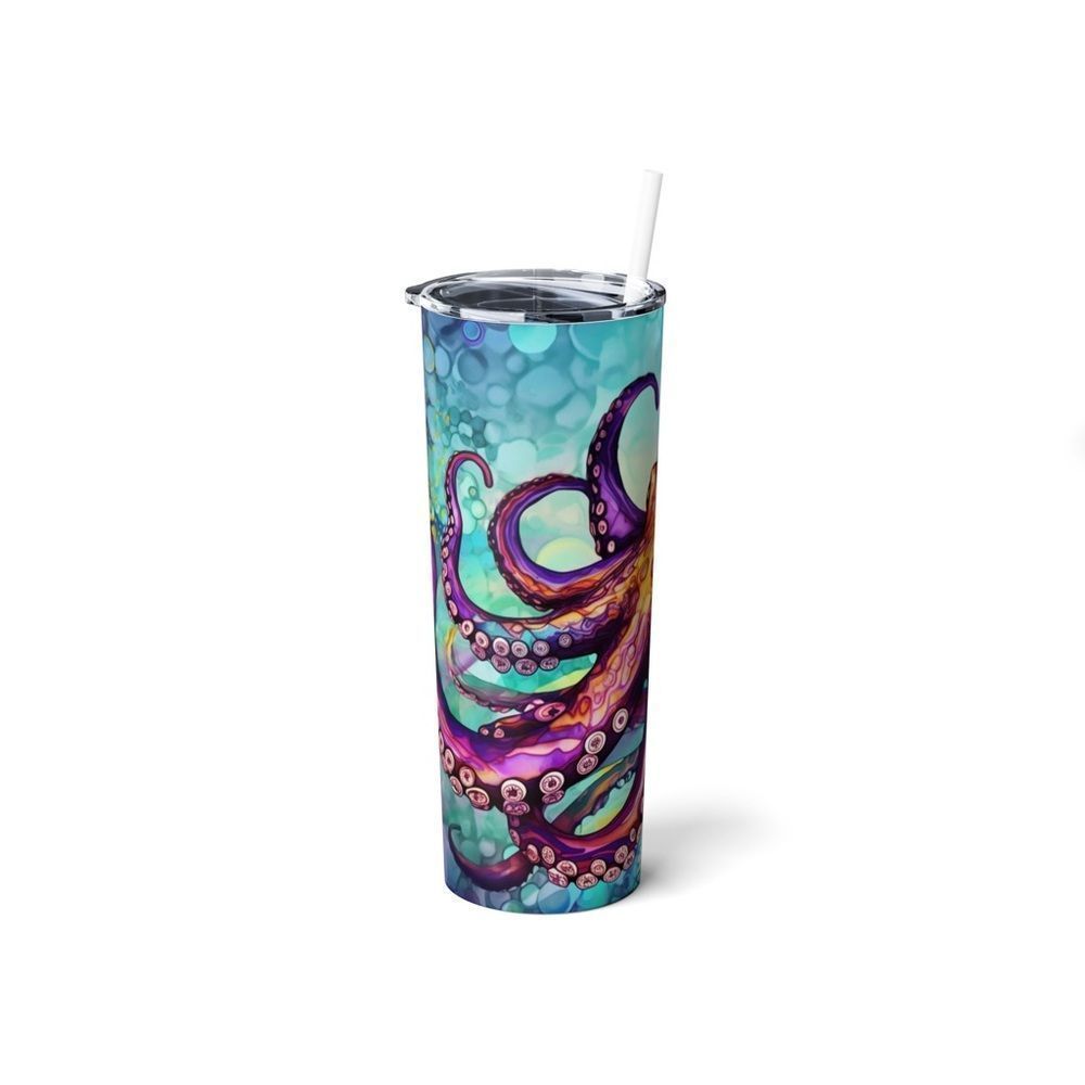 Watercolor Octopus 20oz Tumbler - Picture 6 of 6
